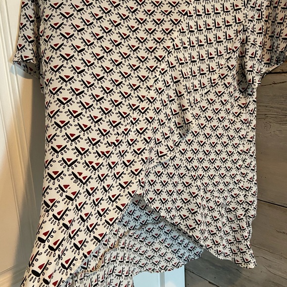 Loft Ruffled Crossback Shirt - Picture 4 of 7